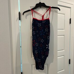 Speedo Patriotic Blue One Piece